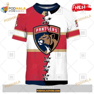 Custom NHL Florida Panthers Mix Color Jersey 2023 Shirt Hoodie 3D