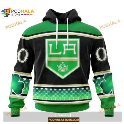 Custom NHL Los Angeles Kings Hockey Patricks Day Shirt Hoodie 3D