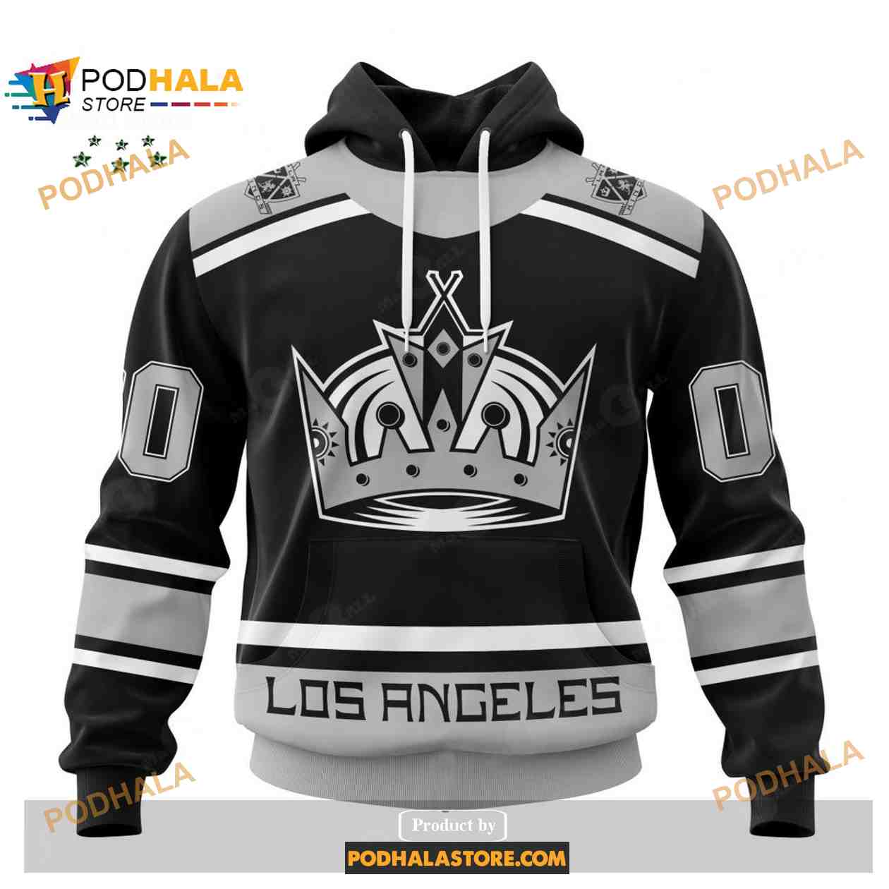 Custom NHL Los Angeles Kings Reverse Retro Redesign Shirt Hoodie 3D Custom NHL Los Angeles Kings Reverse Retro Redesign Shirt Hoodie 3D
