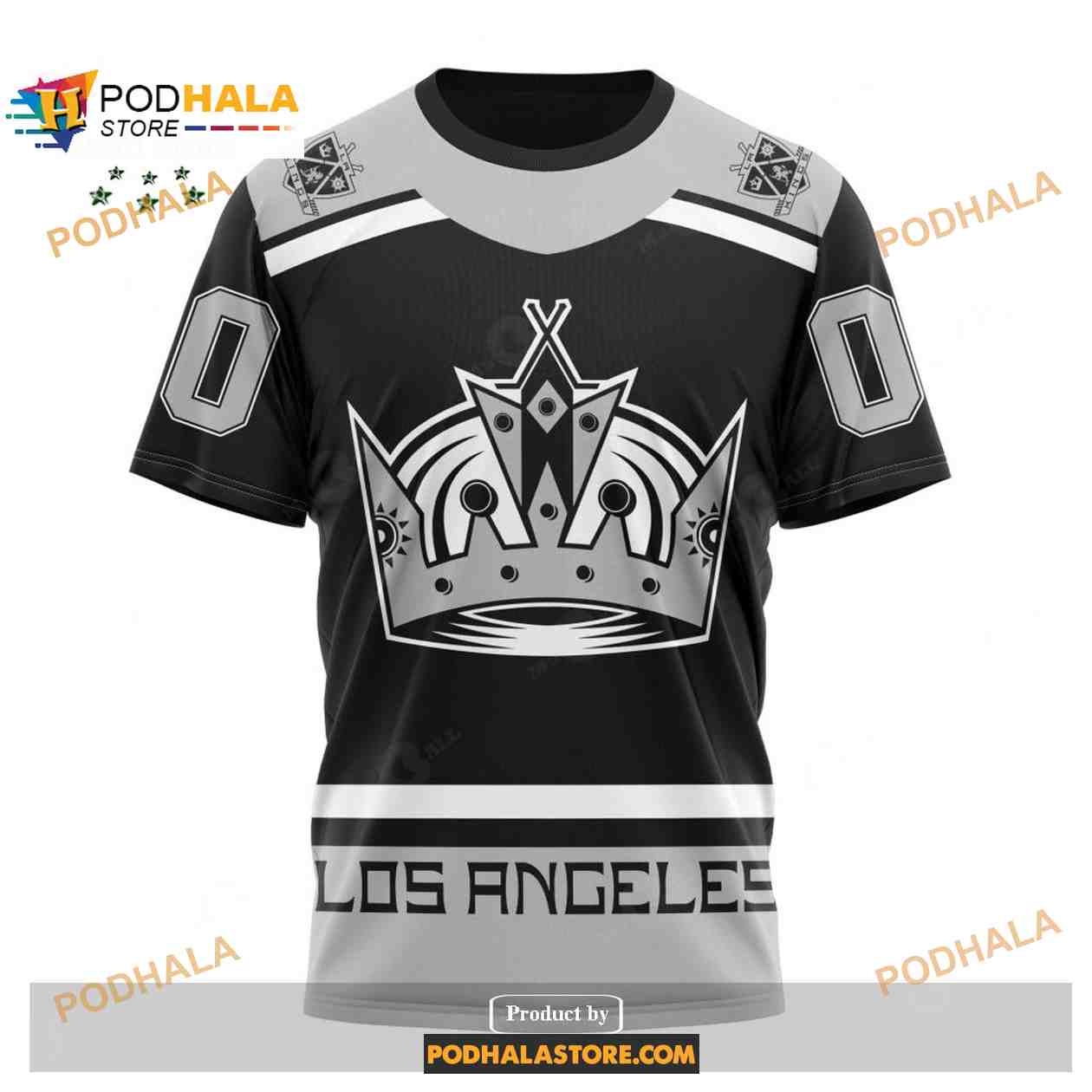 Custom NHL Los Angeles Kings Reverse Retro Redesign Shirt Hoodie 3D Custom NHL Los Angeles Kings Reverse Retro Redesign Shirt Hoodie 3D