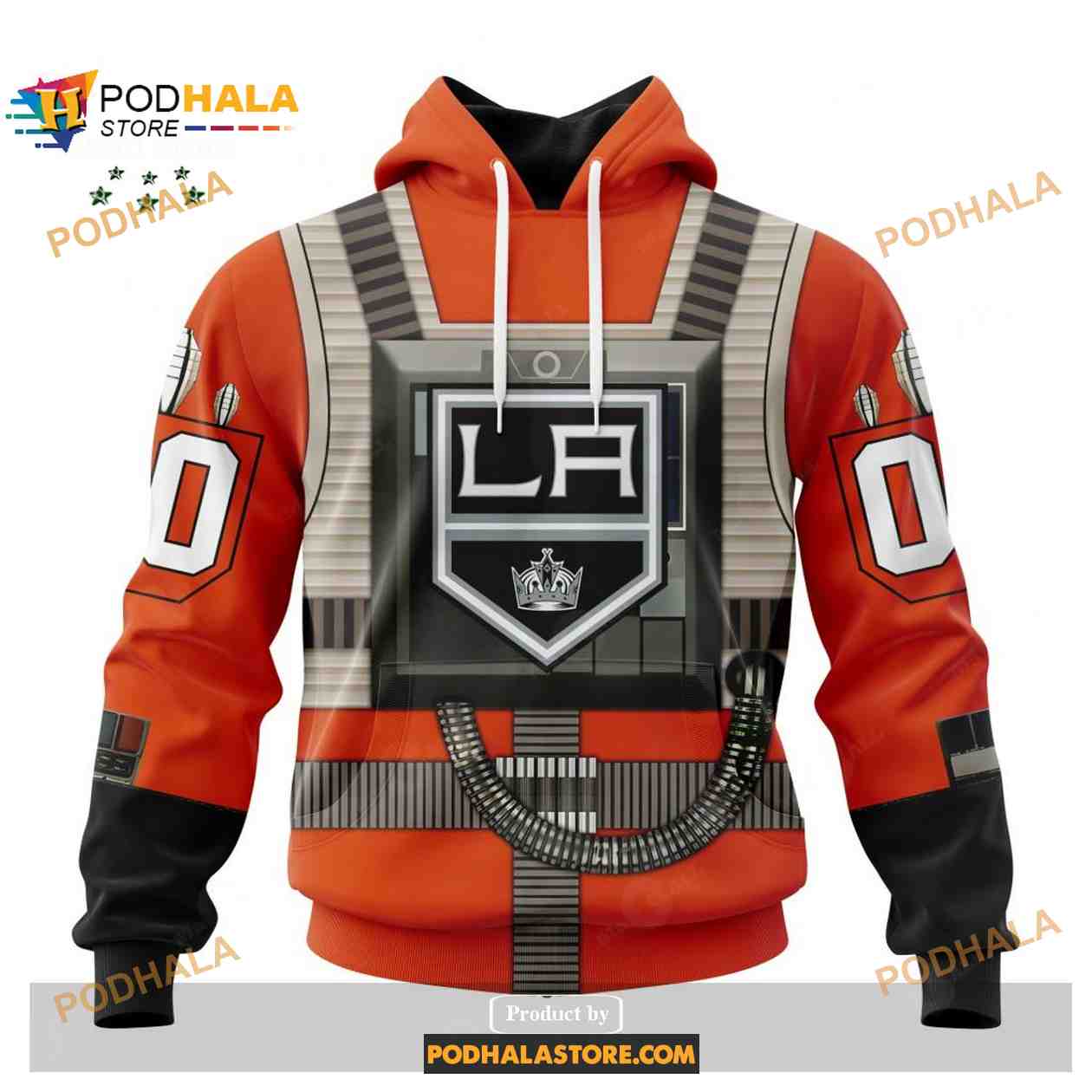 Custom NHL Los Angeles Kings Star Wars Rebel Pilot Design Shirt Hoodie 3D Custom NHL Los Angeles Kings Star Wars Rebel Pilot Design Shirt Hoodie 3D