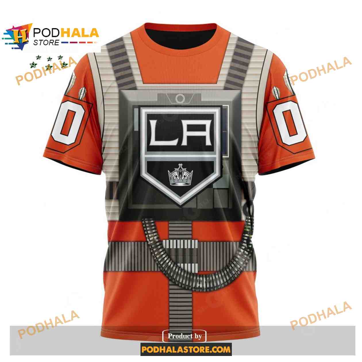 Custom NHL Los Angeles Kings Star Wars Rebel Pilot Design Shirt Hoodie 3D Custom NHL Los Angeles Kings Star Wars Rebel Pilot Design Shirt Hoodie 3D