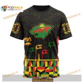 Custom Nhl Minnesota Wild Celebrate Black History Month Shirt Hoodie 3d 3.jpg - demo10
