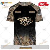 Custom Nhl Nashville Predators Hunting Camouflage Design Hoodie Sweatshirt Shirt 3d 3.jpg - demo10