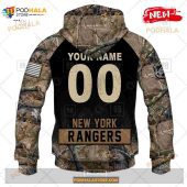 Custom Nhl New York Rangers Hunting Camouflage Design Hoodie Sweatshirt Shirt 3d 6.jpg - demo10