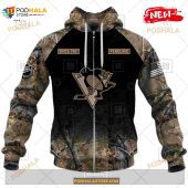 Custom Nhl Pittsburgh Penguins Hunting Camouflage Design Hoodie Sweatshirt Shirt 3d 5.jpg - demo10