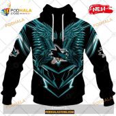 Custom Nhl San Jose Sharks Dragon Design Shirt Hoodie 3d 1.jpg - demo10