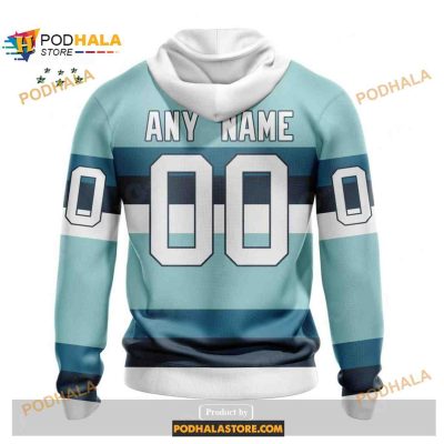 Custom NHL Seattle Kraken Reverse Retro Redesign Shirt Hoodie 3D