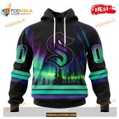 Custom Nhl Seattle Kraken With Northern Lights Shirt Hoodie 3d 1.jpg - demo10