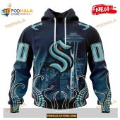Custom Nhl Seattle Kraken With Space Needle Shirt Hoodie 3d 1.jpg - demo10