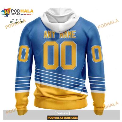 Custom NHL St Louis Blues Reverse Retro Redesign Shirt Hoodie 3D