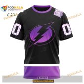 Custom Nhl Tampa Bay Lightning Black Hockey Fights Cancer Shirt Hoodie 3d 3.jpg - demo10