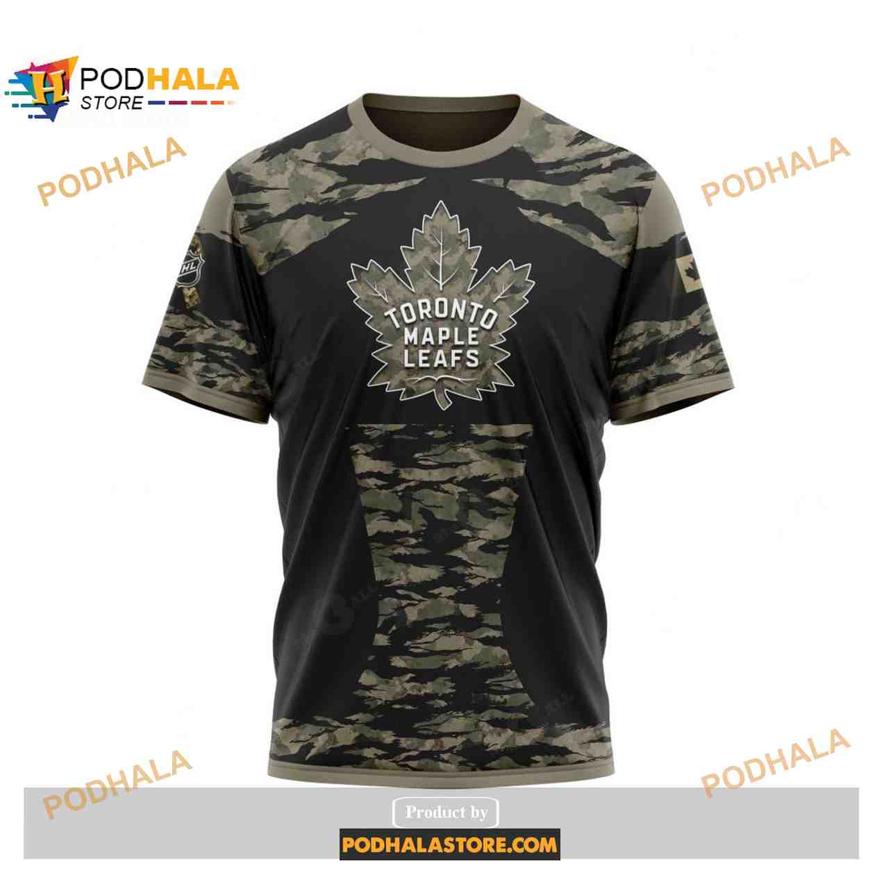 Custom Nhl Toronto Maple Leafs Color Military Members Kits V5 Shirt Hoodie 3D Custom Nhl Toronto Maple Leafs Color Military Members Kits V5 Shirt Hoodie 3D