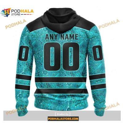 Custom NHL Toronto Maple Leafs Fight Ovarian Cancer Shirt Hoodie 3D