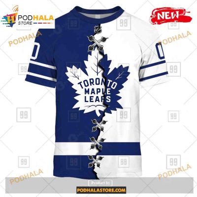 Custom NHL Toronto Maple Leafs Mix Color Jersey 2023 Shirt Hoodie 3D