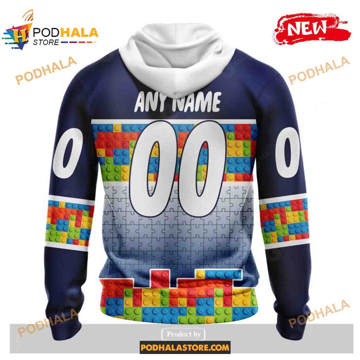 Custom NHL Toronto Maple Leafs Puzzle Game Gradients Full Color Shirt Hoodie 3D Custom NHL Toronto Maple Leafs Puzzle Game Gradients Full Color Shirt Hoodie 3D