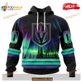 Custom Nhl Vegas Golden Knights With Northern Lights Shirt Hoodie 3d 1.jpg - demo10
