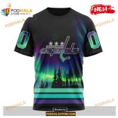 Custom Nhl Washington Capitals With Northern Lights Shirt Hoodie 3d 3.jpg - demo10