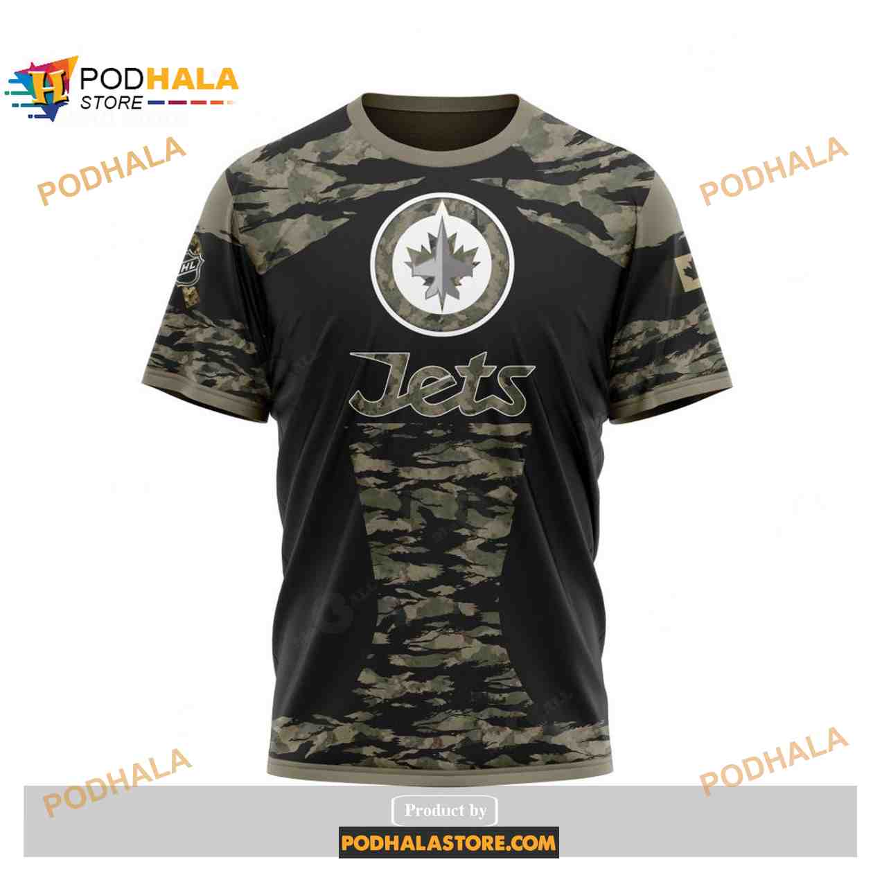 Custom NHL Winnipeg Jets Color Military Members Kits V5 Shirt Hoodie 3D Custom NHL Winnipeg Jets Color Military Members Kits V5 Shirt Hoodie 3D