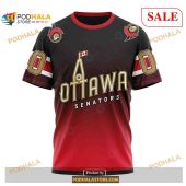 Custom Ottawa Senators Retro Gradient Design Nhl Shirt Hoodie 3d 3.jpg - demo10