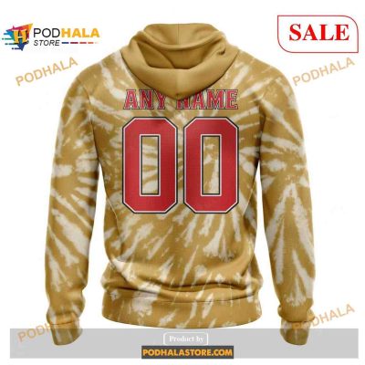 Custom Ottawa Senators Retro Vintage Tie Dye NHL Shirt Hoodie 3D