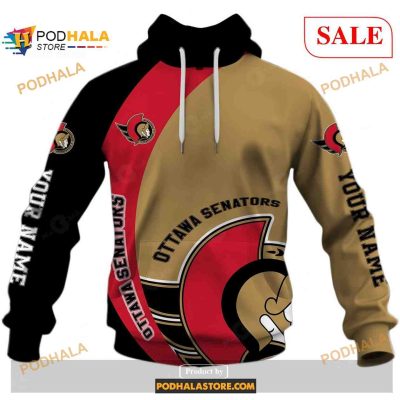 Custom Ottawa Senators Sweatshirt NHL Hoodie 3D, You laugh I Laugh You Cry I Cry