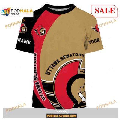 Custom Ottawa Senators Sweatshirt NHL Hoodie 3D, You laugh I Laugh You Cry I Cry