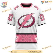 Custom Pink Breast Cancer Nhl Tampa Bay Lightning Hoodie 3d 3.jpg - demo10