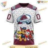 Custom Pawpatrol Design Nhl Colorado Avalanche Hoodie 3d Sweatshirt 3.jpg - demo10