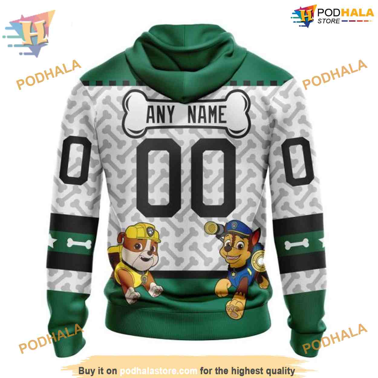 Custom PawPatrol Design NHL Dallas Stars Hoodie 3D Shirt Custom PawPatrol Design NHL Dallas Stars Hoodie 3D Shirt