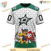 Custom Pawpatrol Design Nhl Dallas Stars Hoodie 3d Shirt 3.jpg - demo10