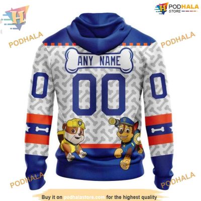 Custom PawPatrol Design NHL New York Islanders Hoodie 3D