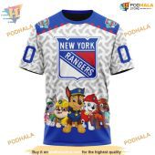 Custom Pawpatrol Design Nhl New York Rangers Hoodie 3d 3.jpg - demo10