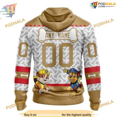 Custom PawPatrol Design NHL Ottawa Senators Hoodie 3D