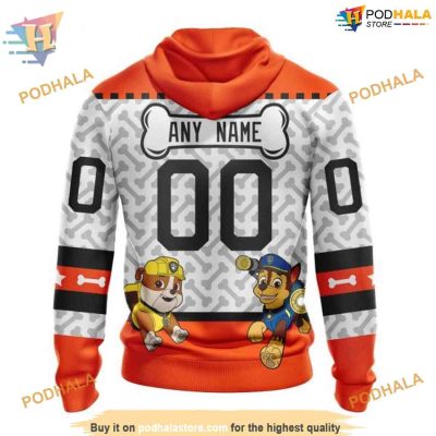 Custom PawPatrol Design NHL Philadelphia Flyers Hoodie 3D