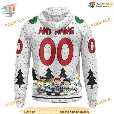 Custom Peanuts Design NHL Carolina Hurricanes Hoodie 3D Sweatshirt