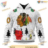 Custom Peanuts Design Nhl Chicago Blackhawks Hoodie 3d 1.jpg - demo10