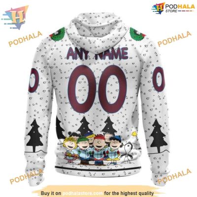 Custom Peanuts Design NHL Colorado Avalanche Hoodie 3D Sweatshirt
