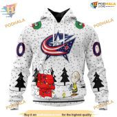 Custom Peanuts Design Nhl Columbus Blue Jackets Hoodie 3d 1.jpg - demo10