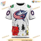 Custom Peanuts Design Nhl Columbus Blue Jackets Hoodie 3d 3.jpg - demo10