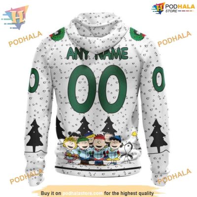 Custom Peanuts Design NHL Dallas Stars Hoodie 3D Shirt