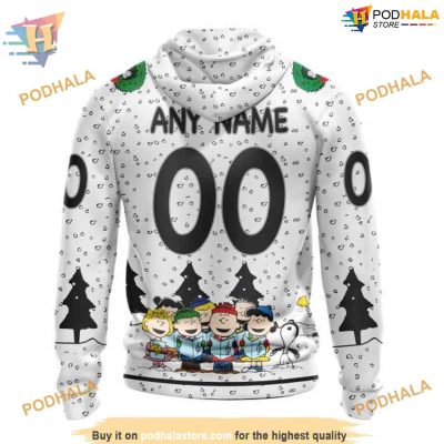Custom Peanuts Design NHL Los Angeles Kings Hoodie 3D