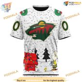 Custom Peanuts Design Nhl Minnesota Wild Hoodie 3d 3.jpg - demo10