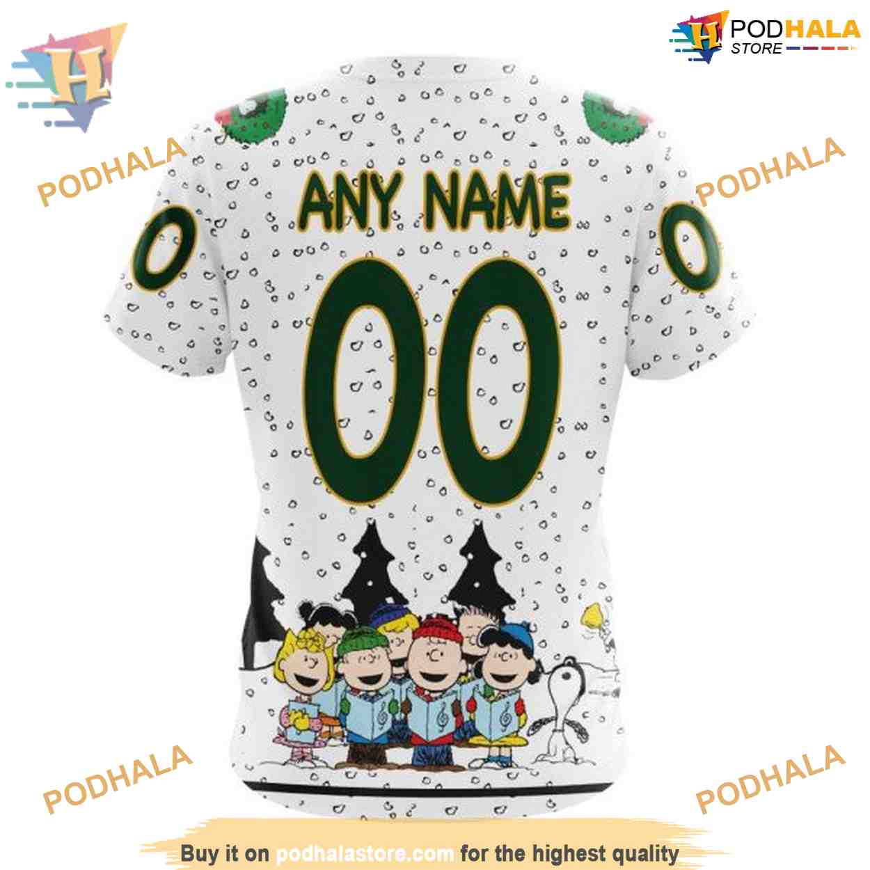 Custom Peanuts Design NHL Minnesota Wild Hoodie 3D Custom Peanuts Design NHL Minnesota Wild Hoodie 3D