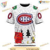 Custom Peanuts Design Nhl Montreal Canadiens Hoodie 3d 3.jpg - demo10
