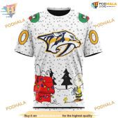 Custom Peanuts Design Nhl Nashville Predators Hoodie 3d 3.jpg - demo10