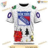 Custom Peanuts Design Nhl New York Rangers Hoodie 3d 3.jpg - demo10