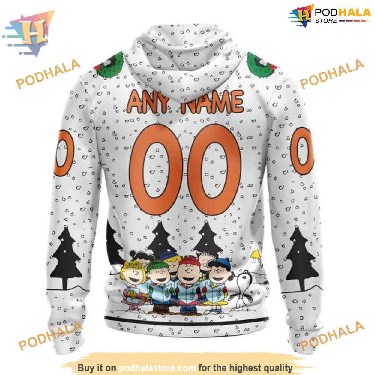 Custom Peanuts Design NHL Philadelphia Flyers Hoodie 3D Custom Peanuts Design NHL Philadelphia Flyers Hoodie 3D