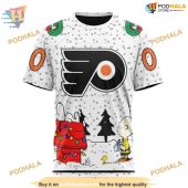 Custom Peanuts Design Nhl Philadelphia Flyers Hoodie 3d 3.jpg - demo10
