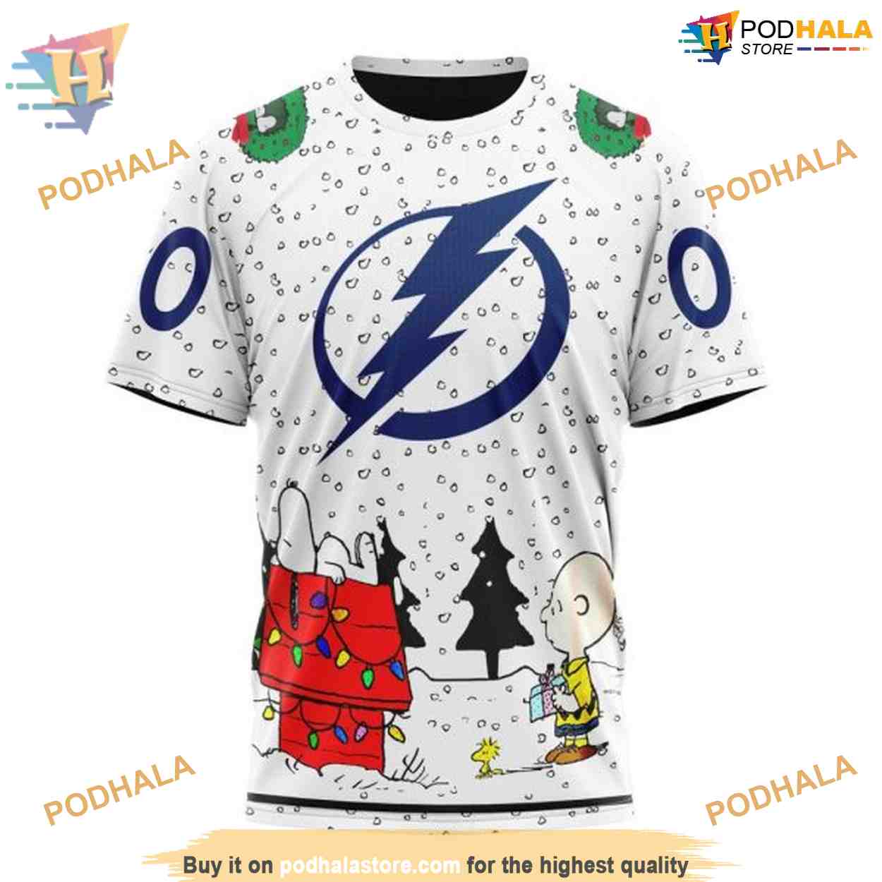 Custom Peanuts Design NHL Tampa Bay Lightning Hoodie 3D Custom Peanuts Design NHL Tampa Bay Lightning Hoodie 3D